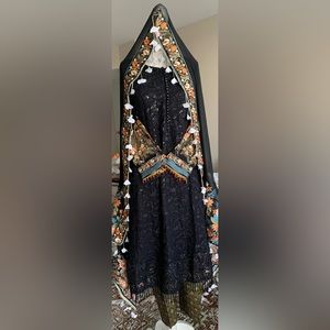 Pakistani beautiful black dress